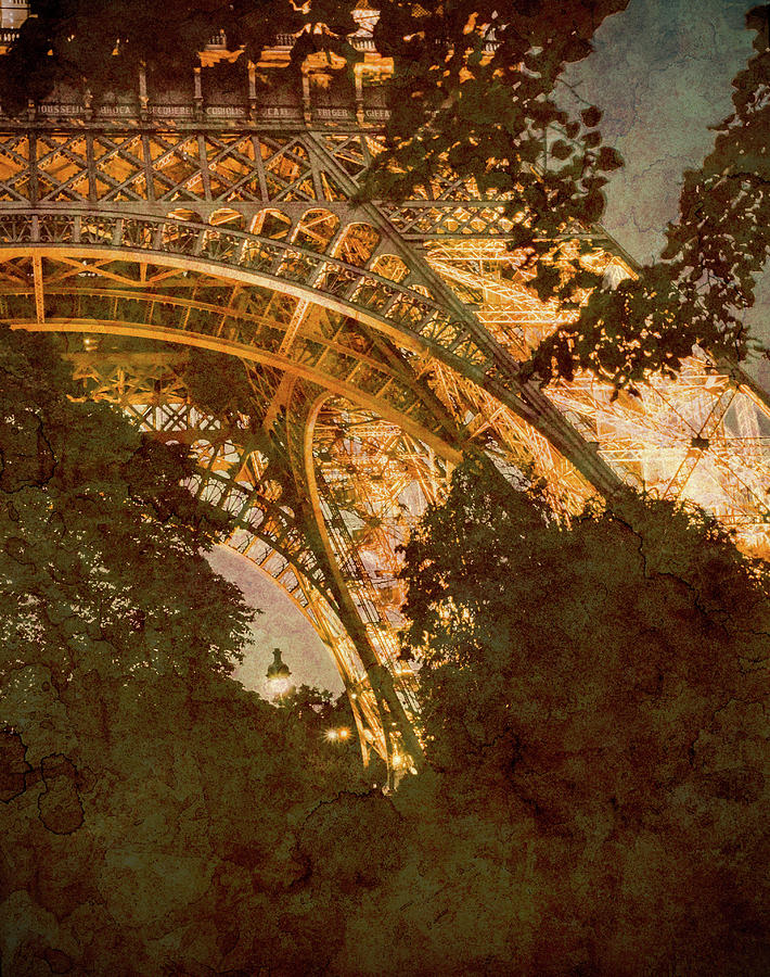 Paris, France - Eiffel Oldplate II Photograph by Mark Forte