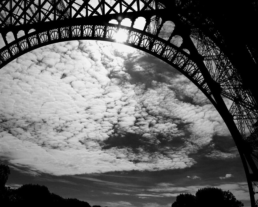 Eiffel Skyscape Photograph by Nigel Fletcher-Jones