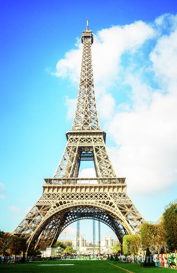 Eiffel Tower Portrait Photograph