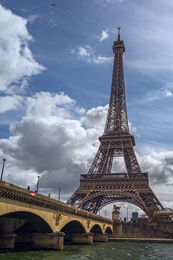 Eiffel Tower And Pont Dlena Photograph