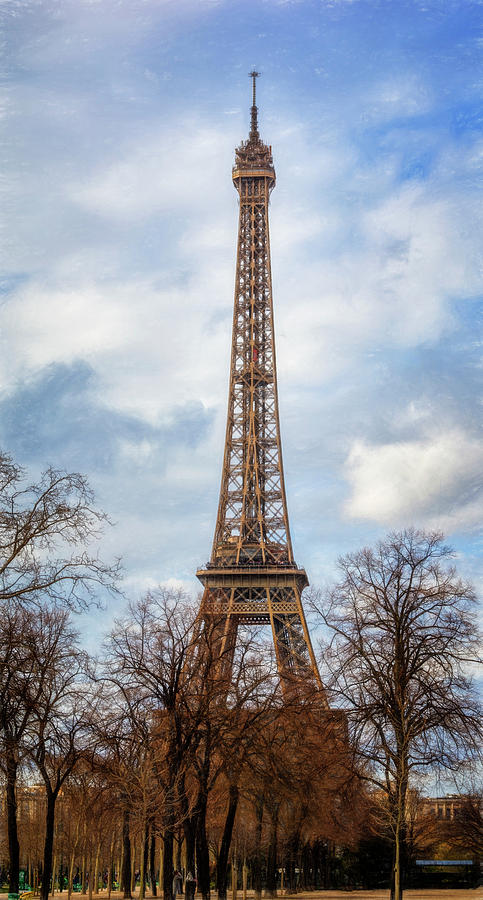 Eiffel Tower Artistic Photograph by Joan Carroll