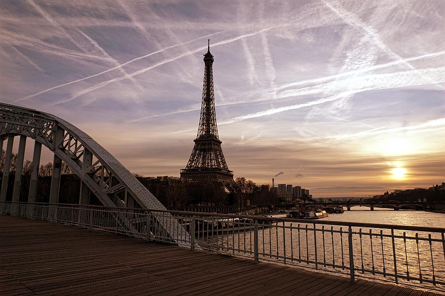 Eiffel Tower Photograph - Eiffel Tower at Dusk by Aurella FollowMyFrench