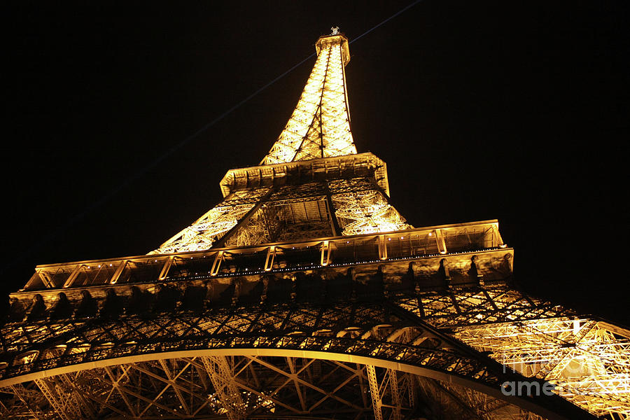 Eiffel Tower At Night Photograph by MGL Meiklejohn Graphics Licensing