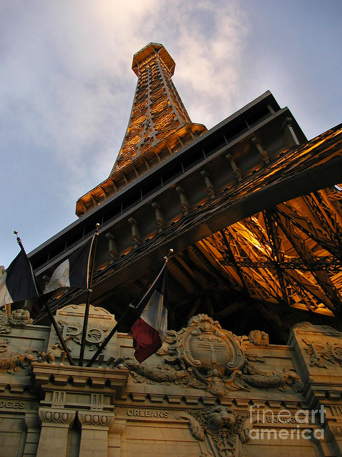 Eiffel Tower At The Paris Casino Photograph by Dorothy Lee