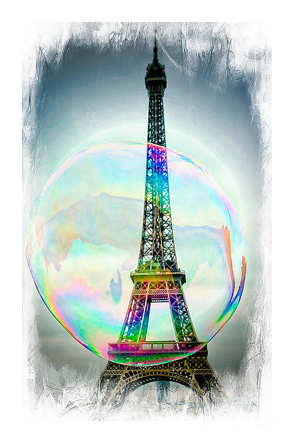 Eiffel Tower Bubble Photograph by Lilliana Mendez