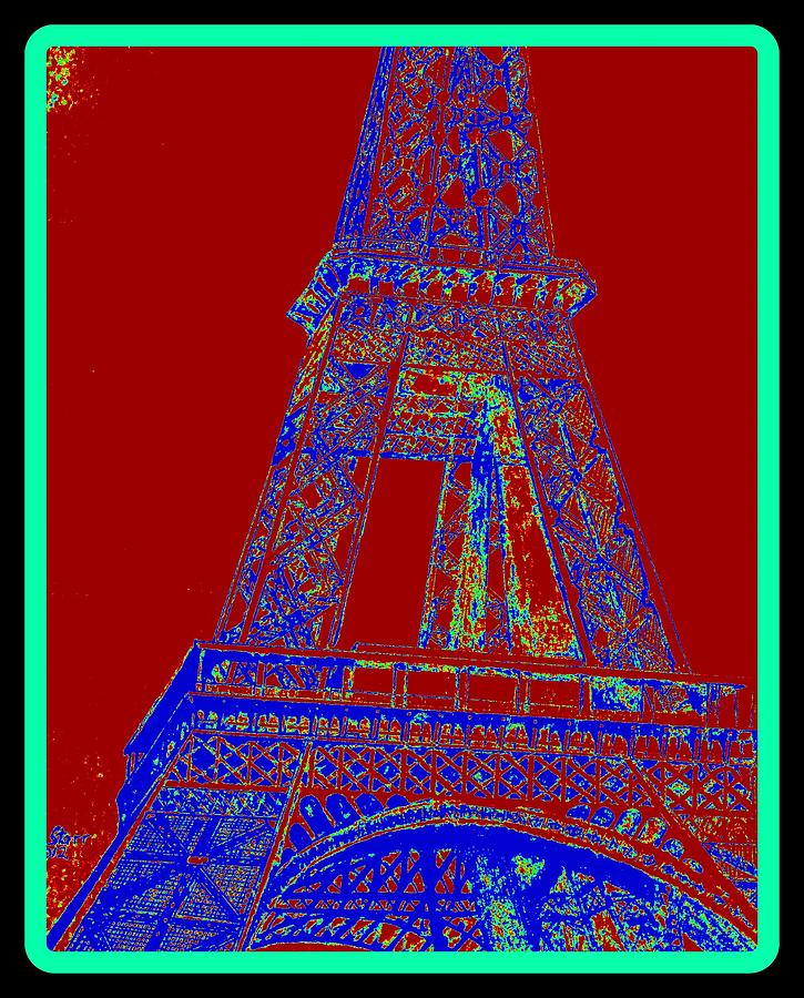 Eiffel Tower Carnival Drawing