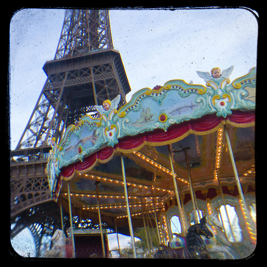 Eiffel Tower Carousel TTV Photograph by Melanie Alexandra Price