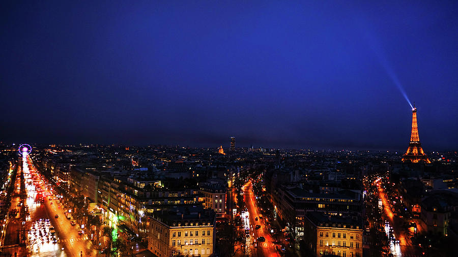 Eiffel Tower Champs Elysees Paris France Photograph by Lawrence S Richardson Jr