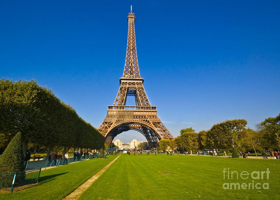 Eiffel Tower Photograph by Charuhas Images