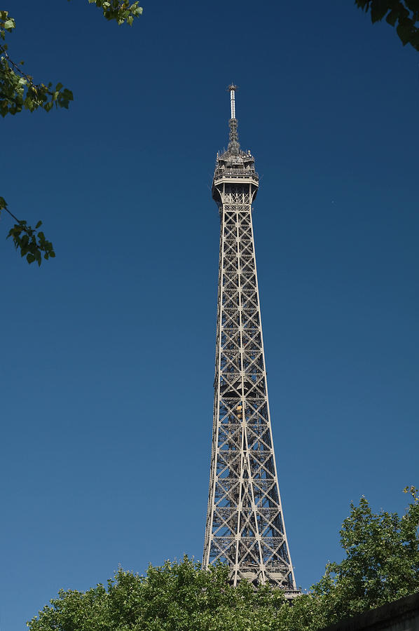 Eiffel Tower Close-up Photograph by Sally Weigand
