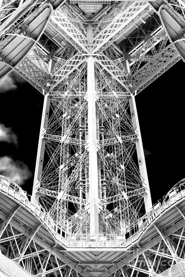 Eiffel Tower Column Photograph by John Rizzuto
