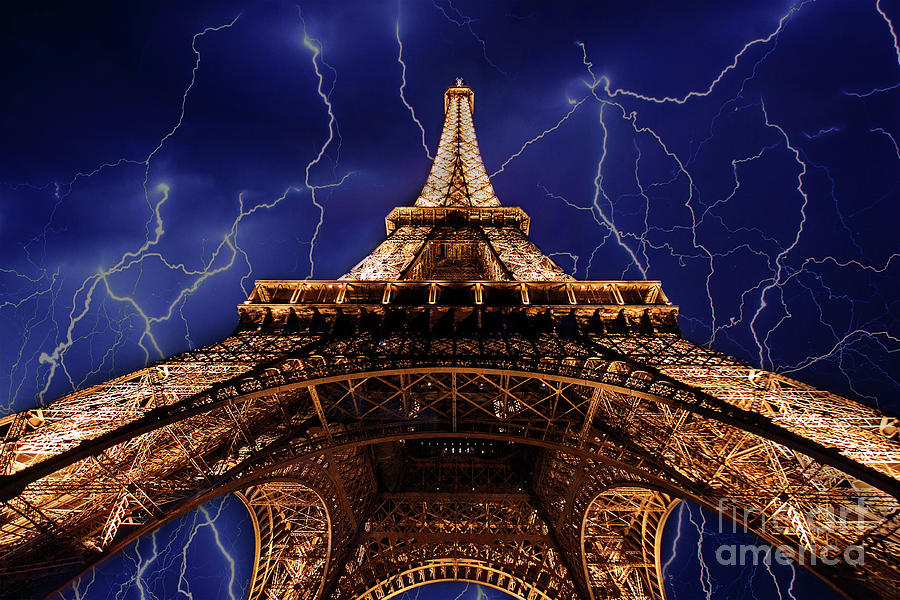 Eiffel Tower - Doc Braham - All Rights Reserved Photograph by Doc Braham
