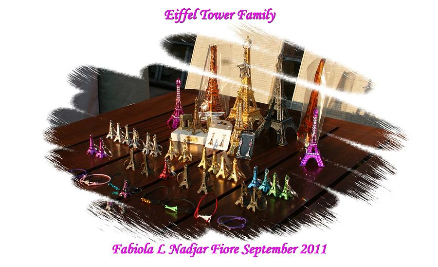 Eiffel Tower Family #1 Photograph by Fabiola L Nadjar Fiore