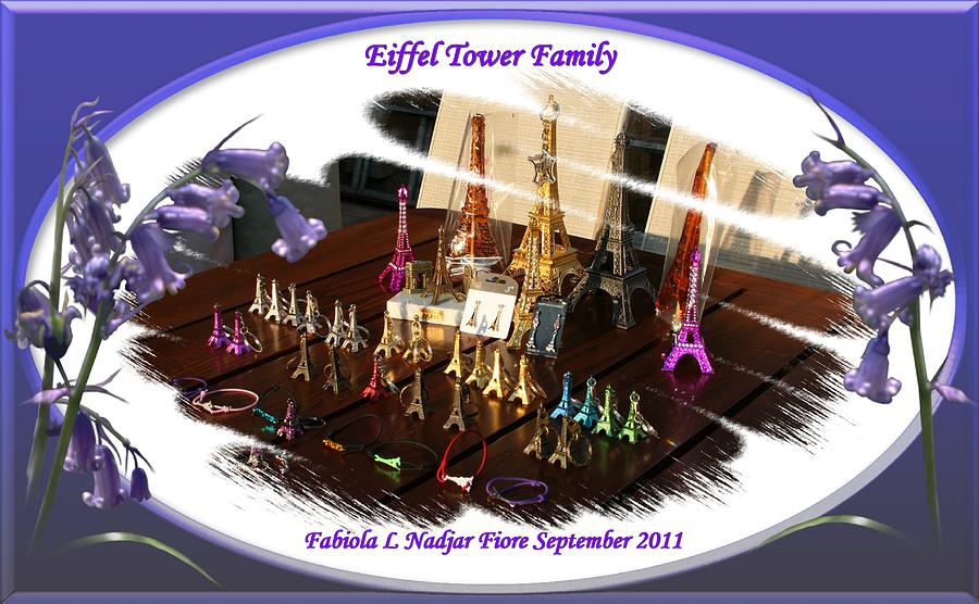 Eiffel Tower Family #3 Photograph by Fabiola L Nadjar Fiore