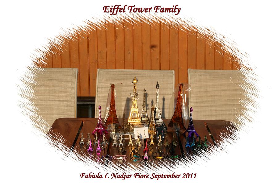 Eiffel Tower Family #4 Photograph by Fabiola L Nadjar Fiore