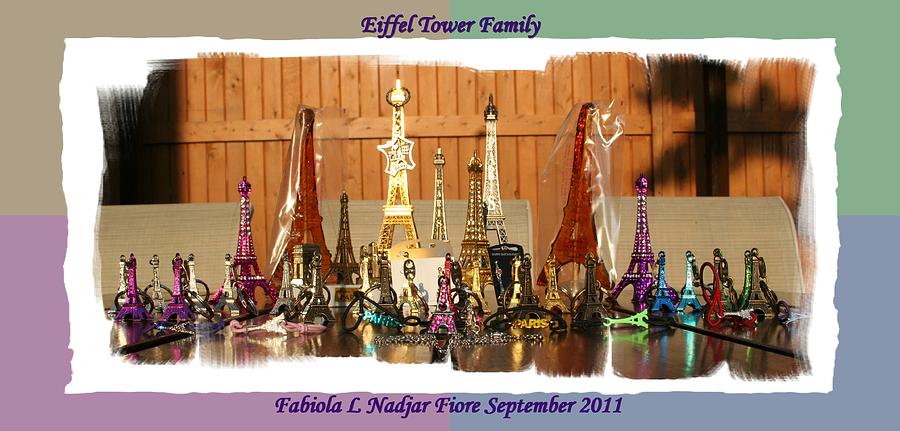 Eiffel Tower Family #5 Photograph by Fabiola L Nadjar Fiore