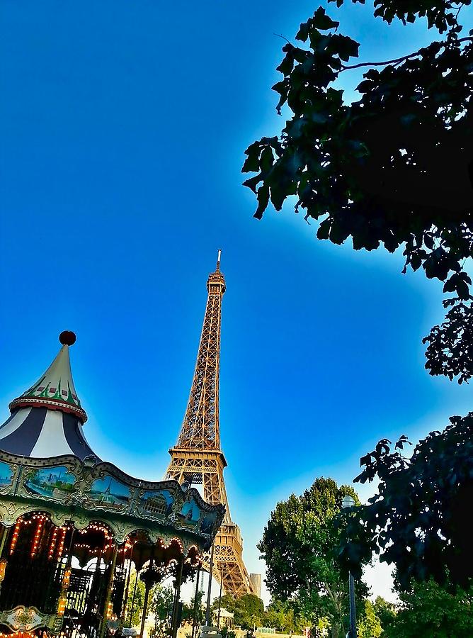 Eiffel Tower Fountain Photograph