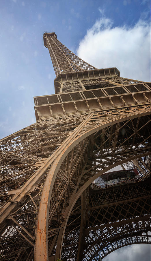 Eiffel Tower From Below II Photograph by Joan Carroll