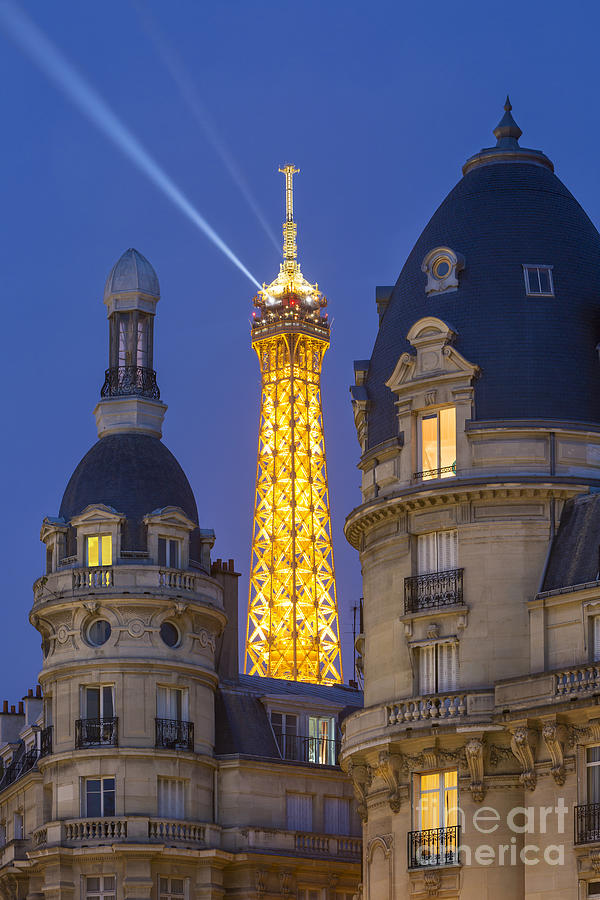 Eiffel Tower from Passy Photograph by Brian Jannsen