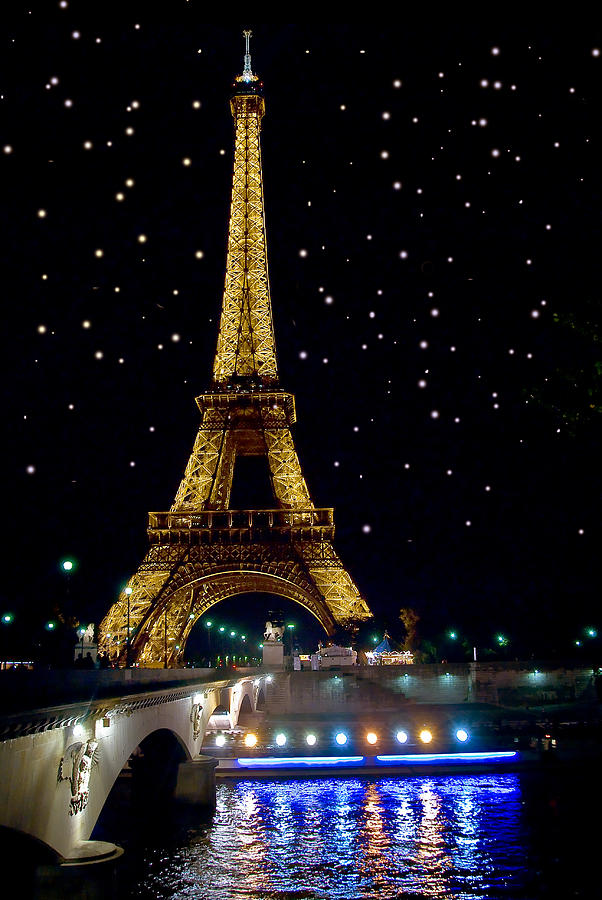 Eiffel Tower Photograph by Harry Spitz