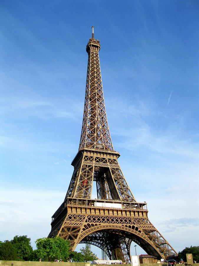 Eiffel Tower in Paris Photograph by Chuck Stewart | Fine Art America