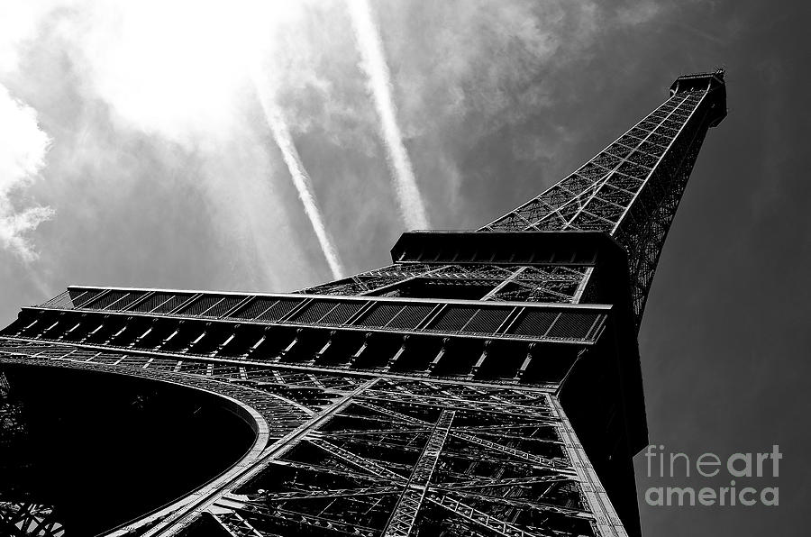 Eiffel Tower Angled View Photograph by M G Whittingham