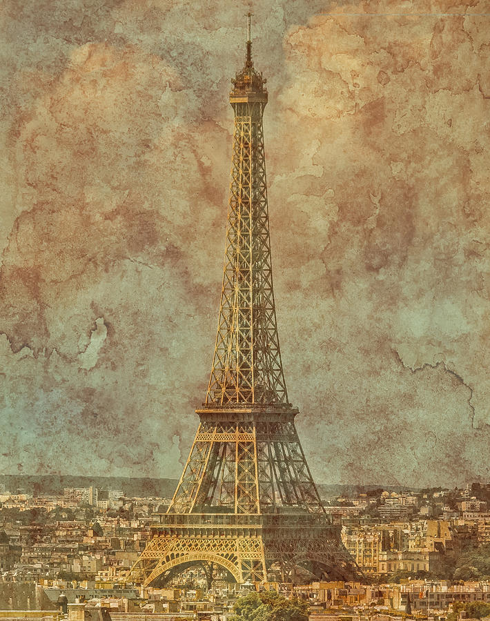 Paris, France - Eiffel Tower Photograph by Mark Forte