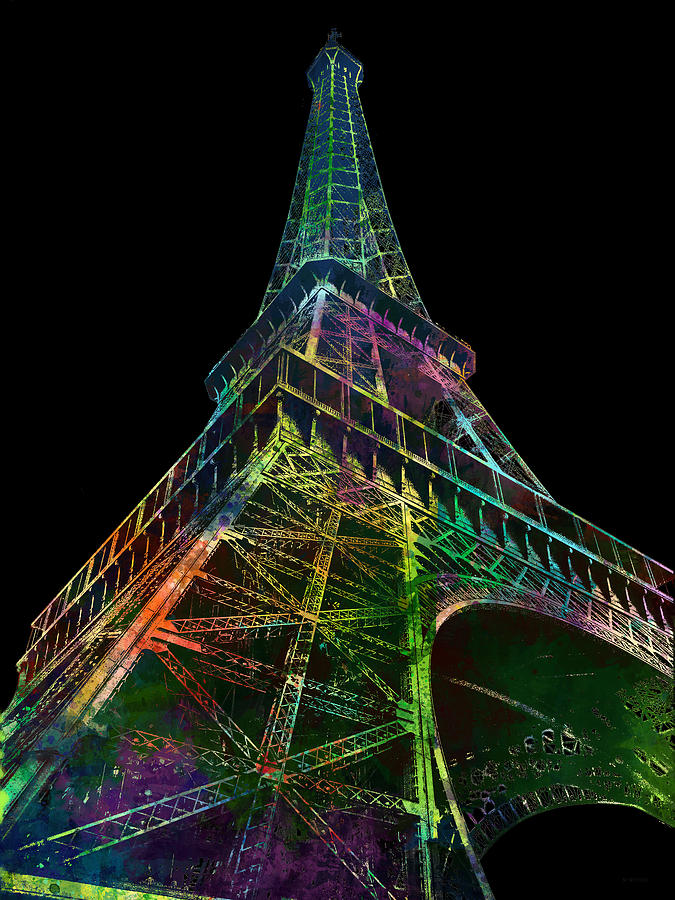 Eiffel Tower Digital Art by Marlene Watson