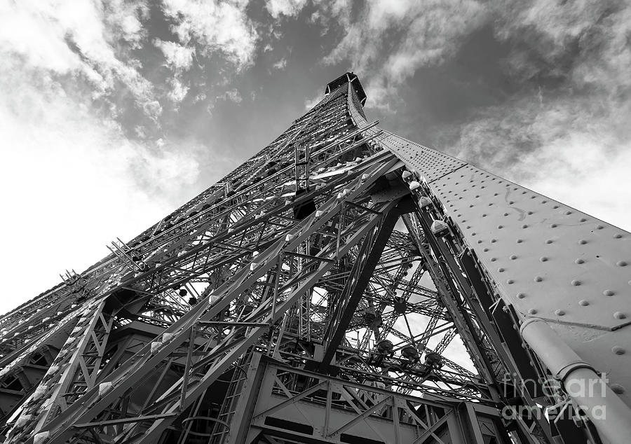 Paris Photograph - Eiffel Tower Monster by Alex Art