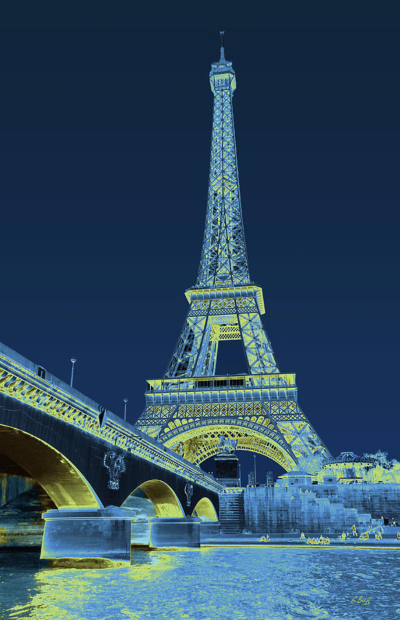 Eiffel Tower, Impressionistic Photograph by Gordon Beck