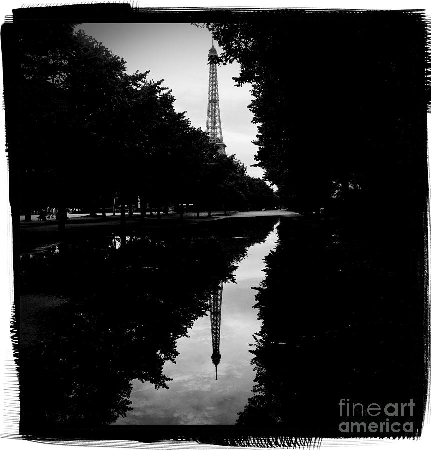 Eiffel Tower - reflection  Photograph by Cyril Jayant