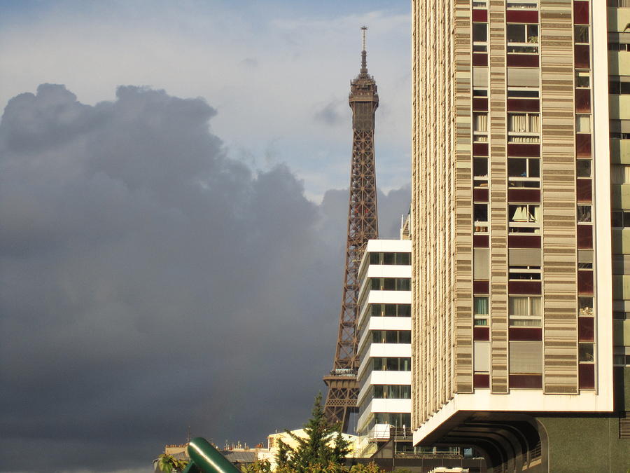 Eiffel Tower Skyline Paris France Photograph by John Shiron