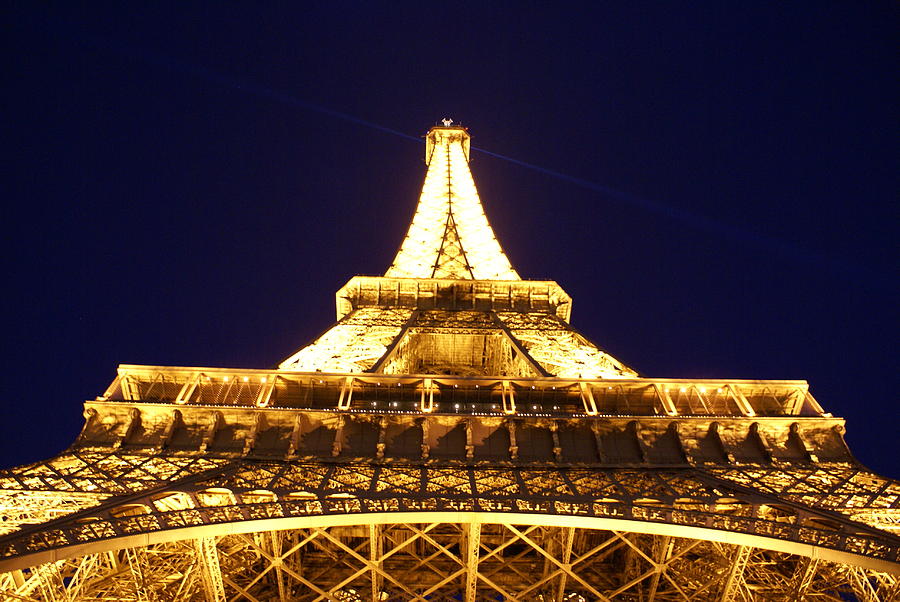 Eiffel Tower Straight Up Photograph by Tracy Dugas - Pixels