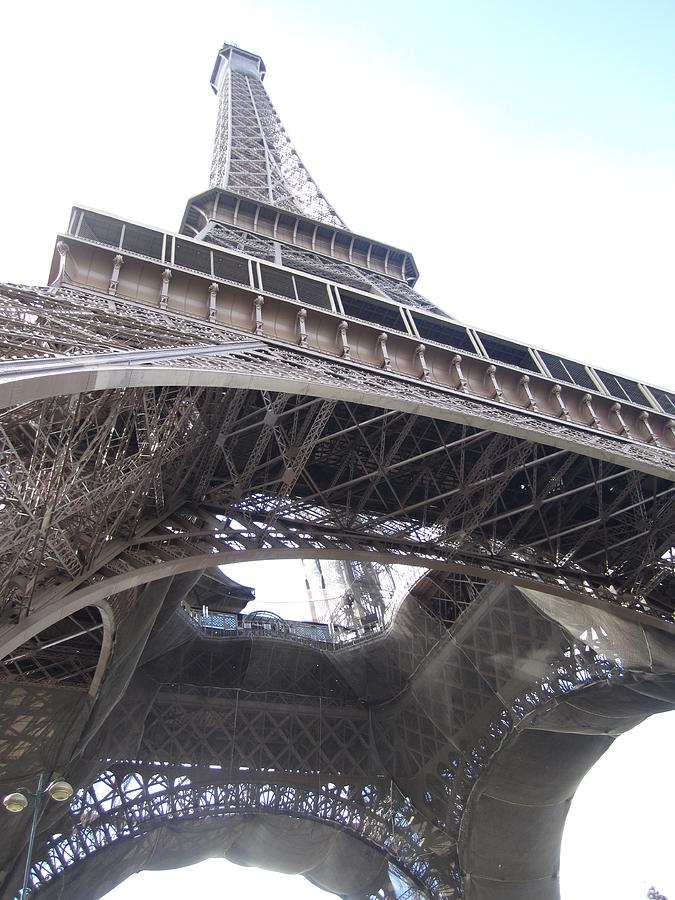 Eiffel Tower Tarped X Paris France Photograph by John Shiron
