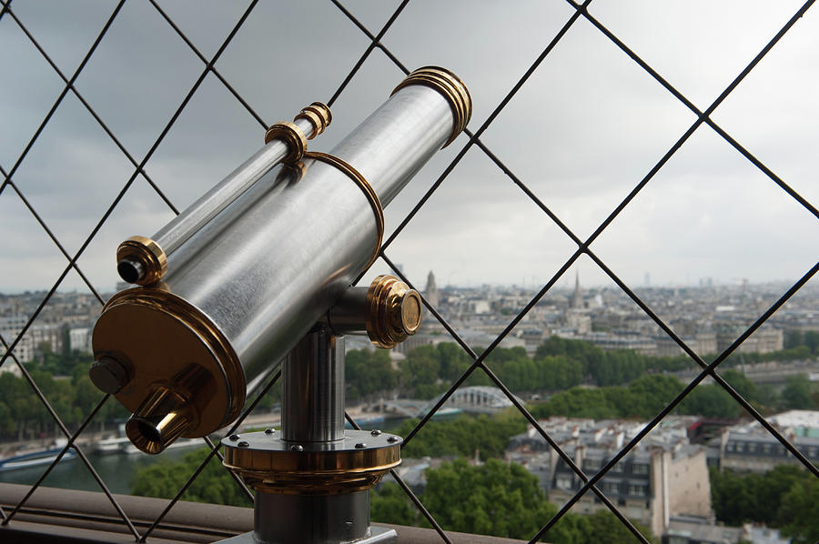 Eiffel Tower Telescope Photograph by Helen Jackson