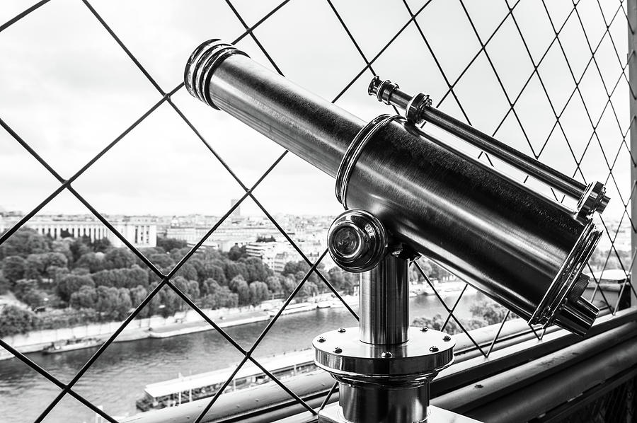 Eiffel Tower telescope ii Photograph by Helen Jackson