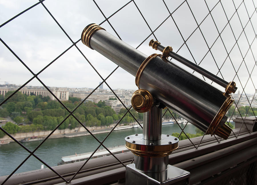 Eiffel Tower Telescope iii Photograph by Helen Jackson
