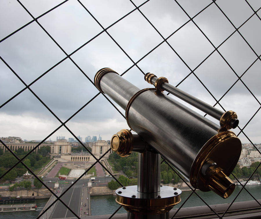 Eiffel Tower Telescope iv Photograph by Helen Jackson