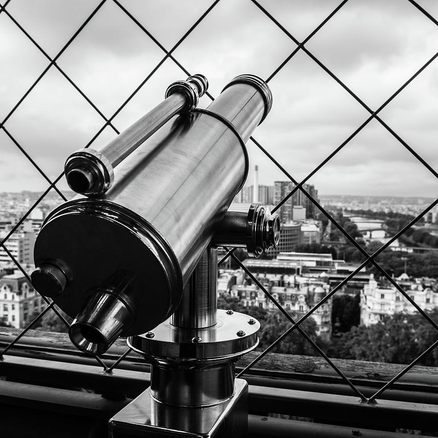 Eiffel Tower Telescope V Photograph