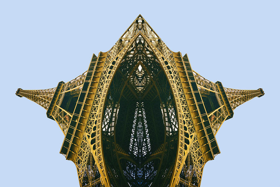 Eiffel Tower Pyrography by Tony Rubino