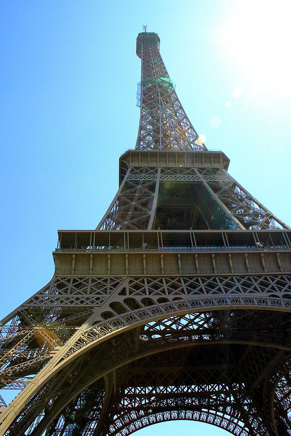 Eiffel Tower Under The Spotlight Photograph by Kamil Swiatek