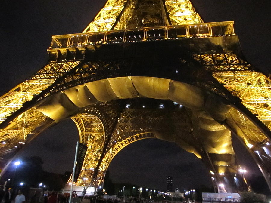Eiffel Tower V Paris France Photograph by John Shiron