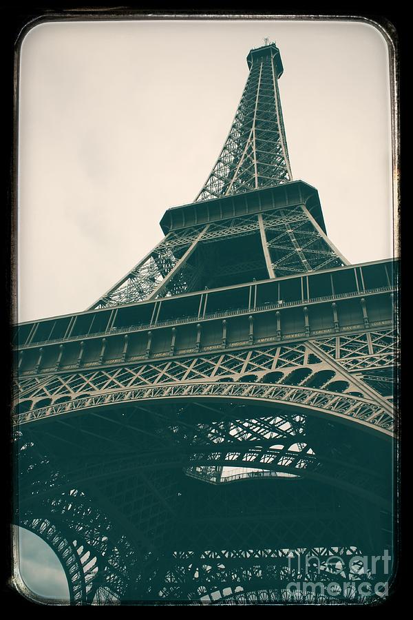 Eiffel Tower with Old World Framing Photograph by Carol Groenen