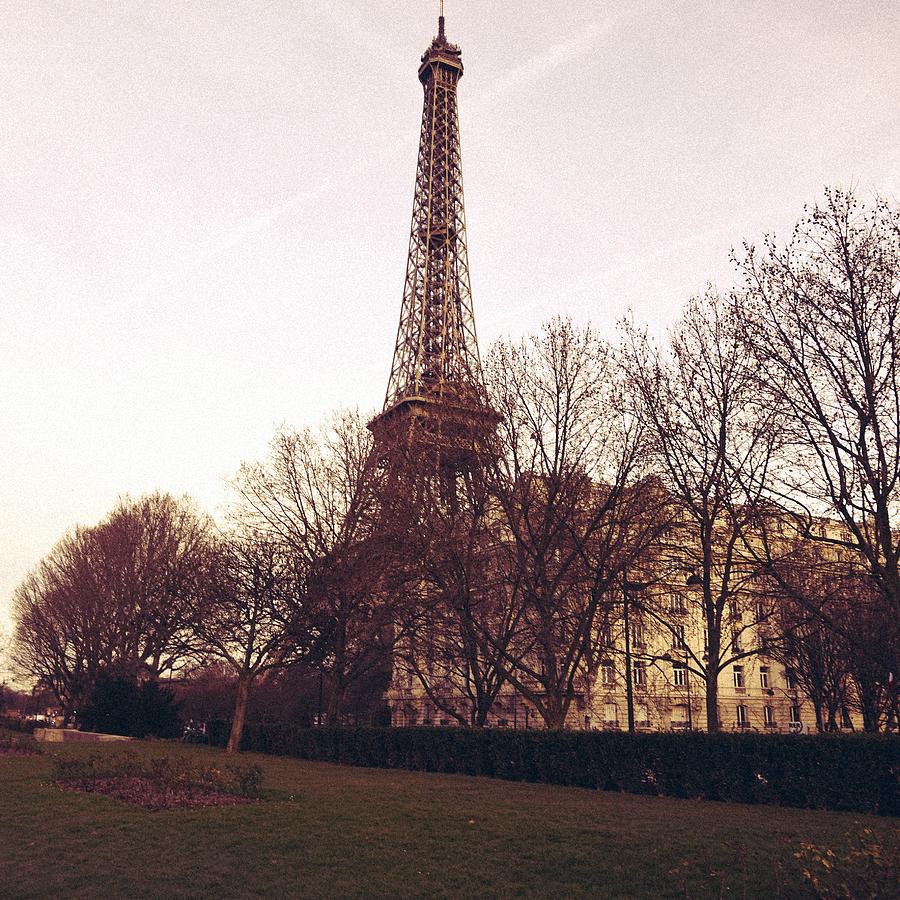 Eiffel Tower Photograph - Eiffel Tower with Parisian Buildings by Aurella FollowMyFrench