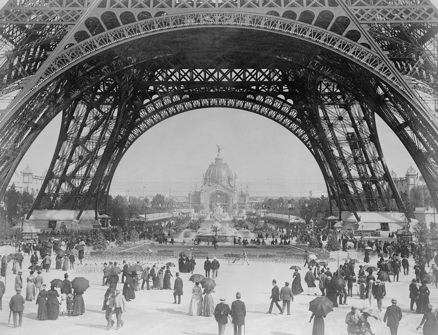 Eiffel Tower - Worlds Fair 1889 Photograph by War Is Hell Store