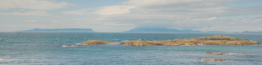 Eigg and Rum Photograph by Ray Devlin