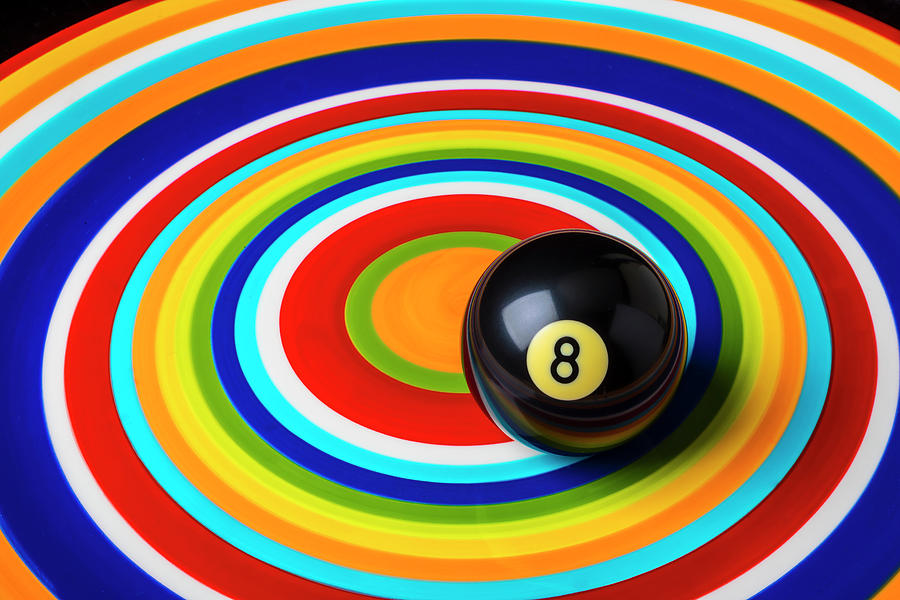 Eight Ball Circles Photograph by Garry Gay