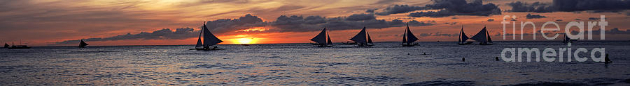 Eight Sailer Photograph by Joerg Lingnau