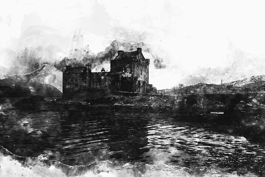 Eilean Donan Castle - 01 Painting by AM FineArtPrints