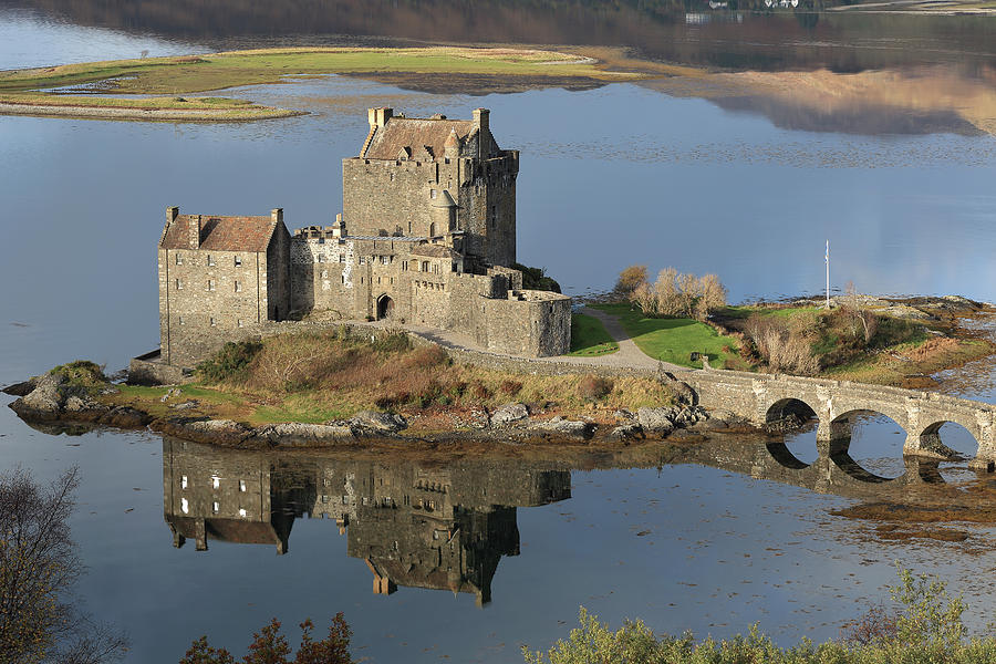 Eilean Donan Castle Reflections Photograph by Maria Gaellman